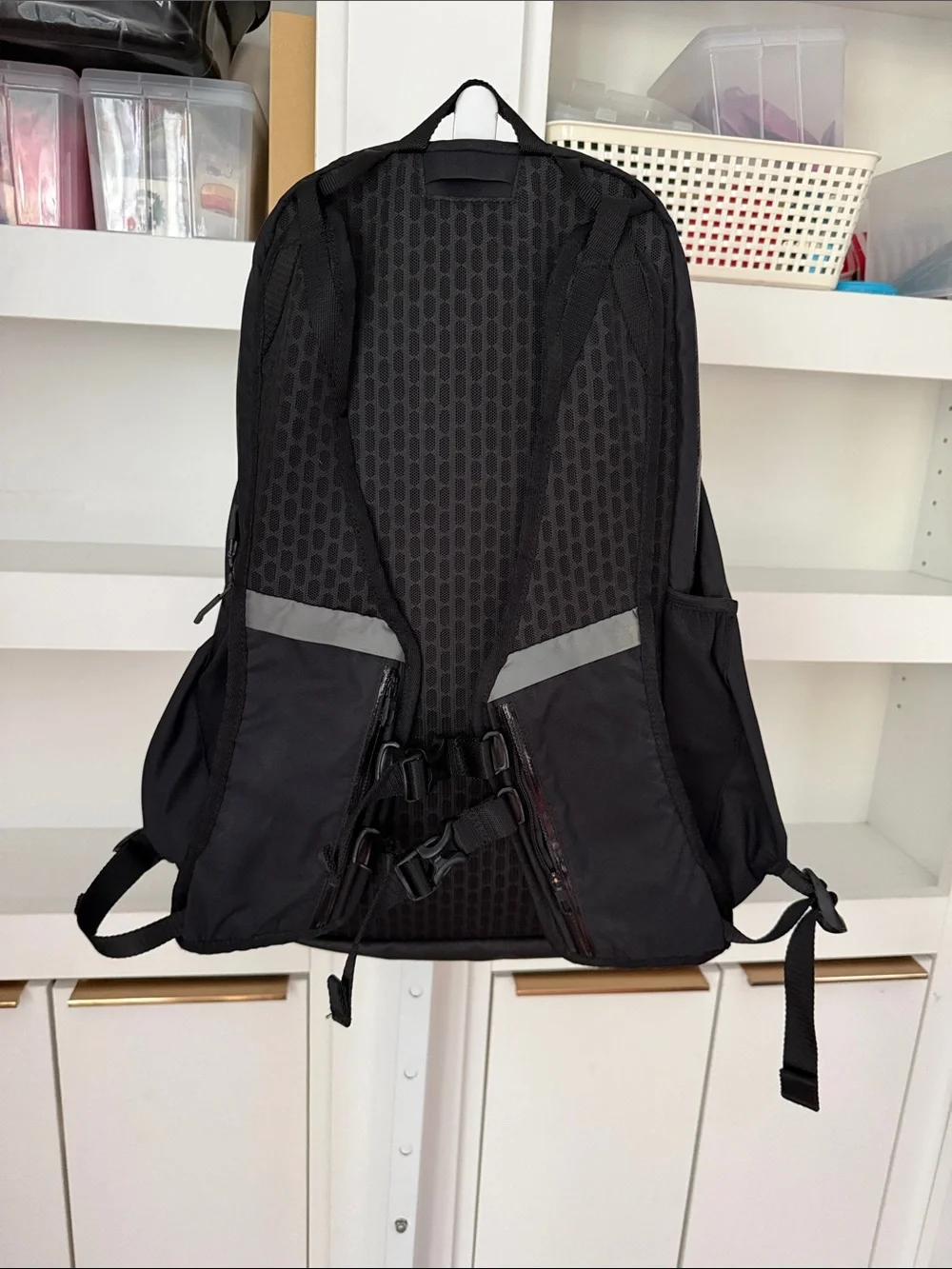 Lululemon Surge Run Backpack II 16L Black Reflective Unisex Mens Womens